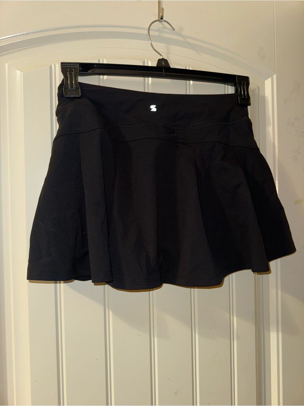 Black Athletic Tennis/Golf Skirt